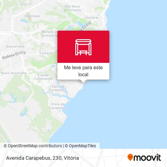 Avenida Carapebus, 230 mapa