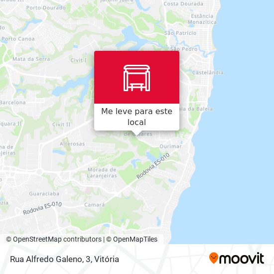 Rua Alfredo Galeno, 3 mapa