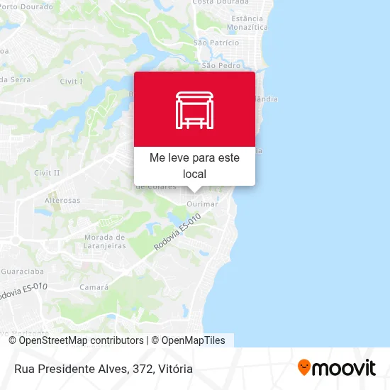Rua Presidente Alves, 372 mapa