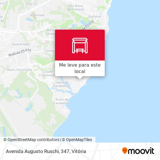 Avenida Augusto Ruschi, 347 mapa