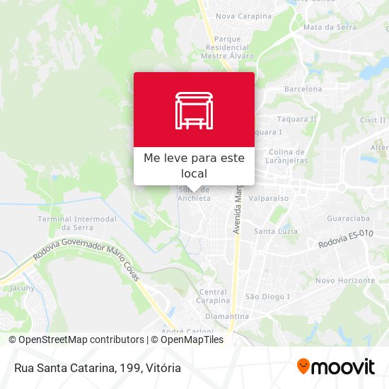 Rua Santa Catarina, 199 mapa