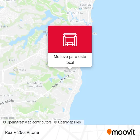 Rua F, 266 mapa