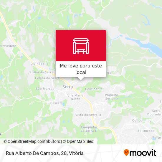 Rua Alberto De Campos, 28 mapa