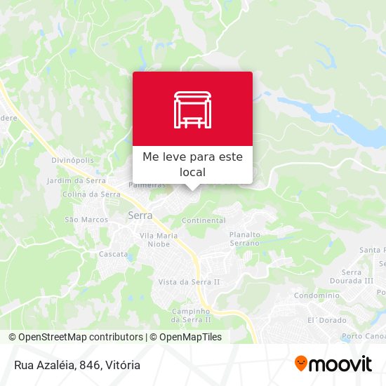 Rua Azaléia, 846 mapa