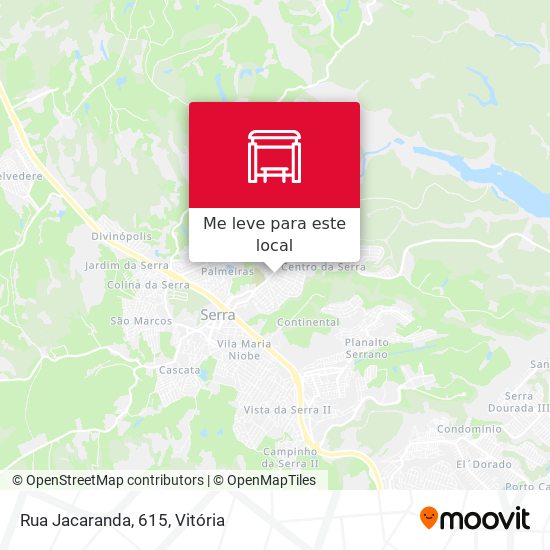 Rua Jacaranda, 615 mapa
