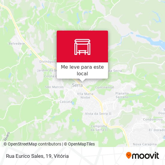 Rua Euríco Sales, 19 mapa