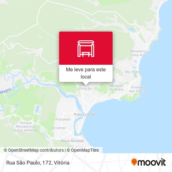Rua São Paulo, 172 mapa