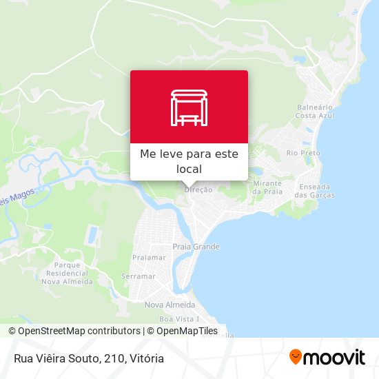 Rua Viêira Souto, 210 mapa