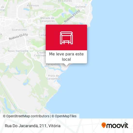 Rua Do Jacarandá, 211 mapa