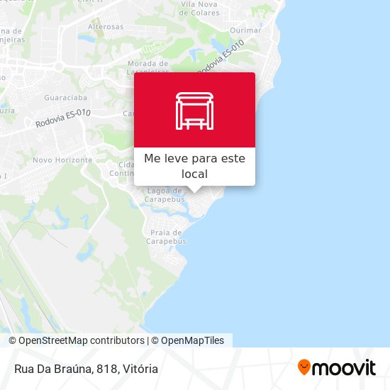 Rua Da Braúna, 818 mapa