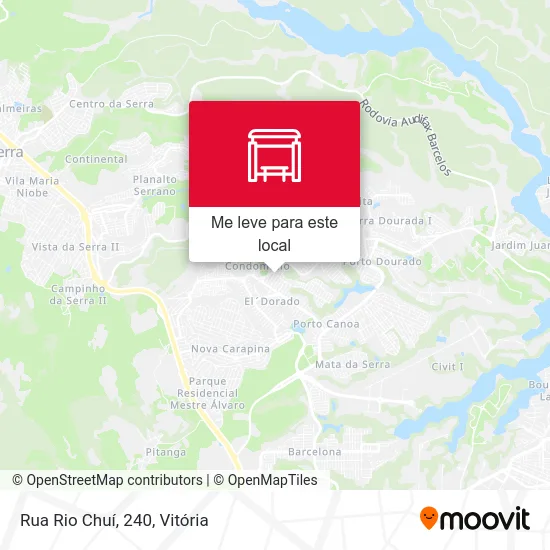 Rua Rio Chuí, 240 mapa