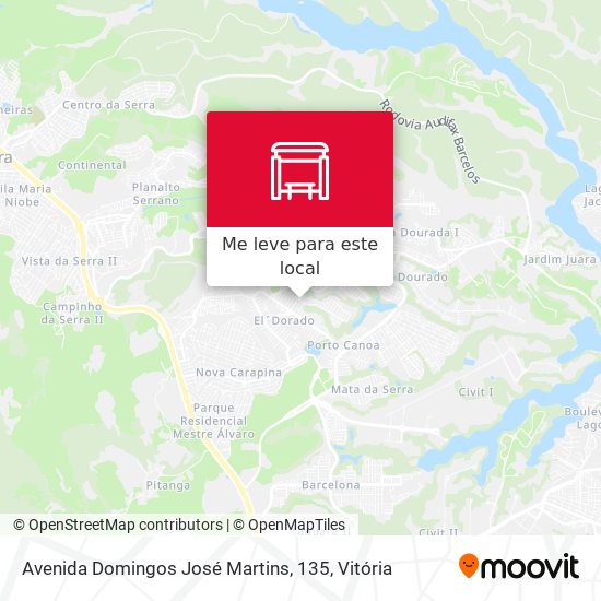 Avenida Domingos José Martins, 135 mapa