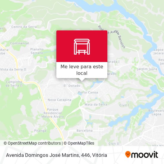 Avenida Domingos José Martins, 446 mapa