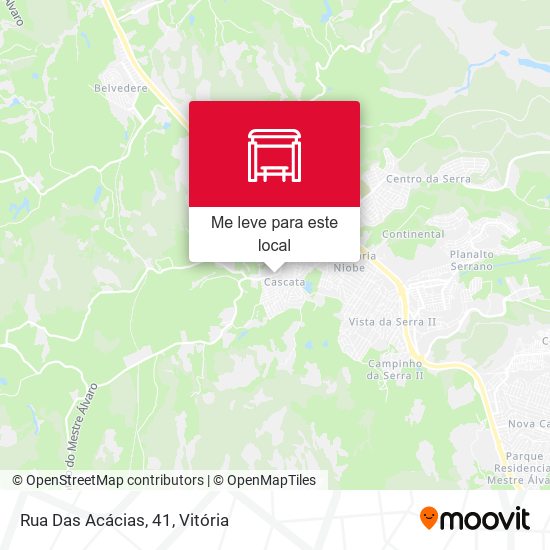 Rua Das Acácias, 41 mapa