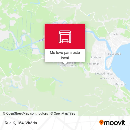 Rua K, 164 mapa