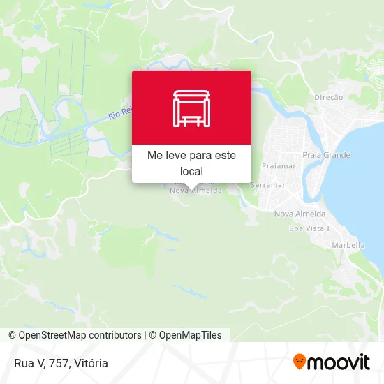Rua V, 757 mapa