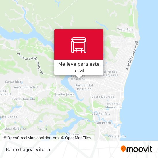 Bairro Lagoa mapa