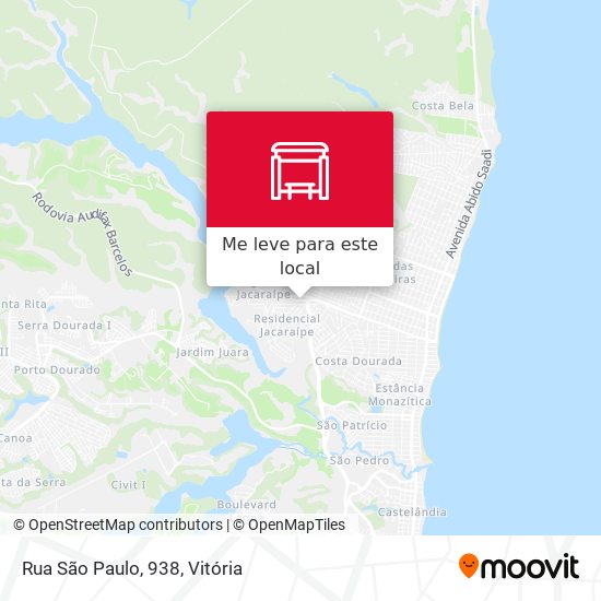 Rua São Paulo, 938 mapa