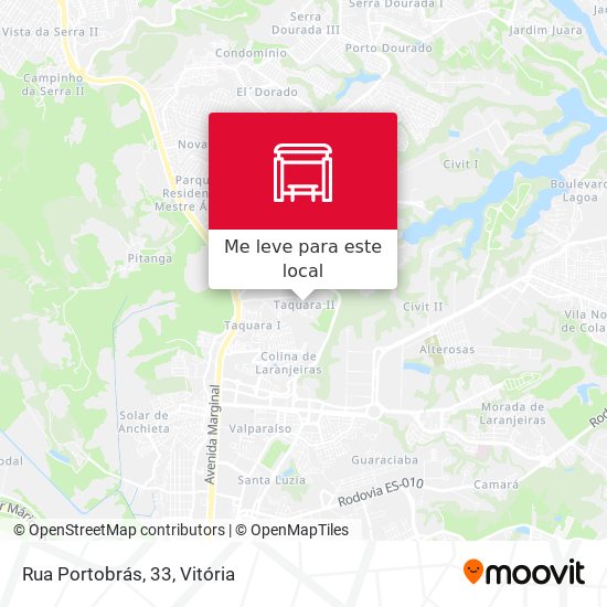 Rua Portobrás, 33 mapa