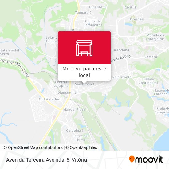 Avenida Terceira Avenida, 6 mapa