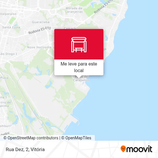 Rua Dez, 2 mapa