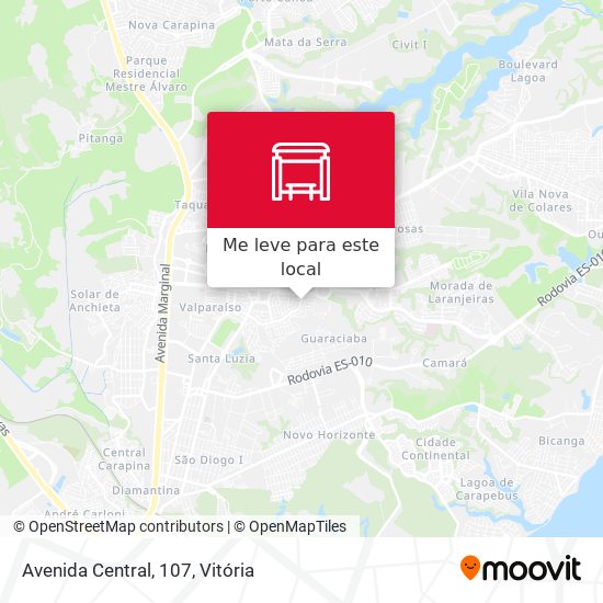 Avenida Central, 107 mapa