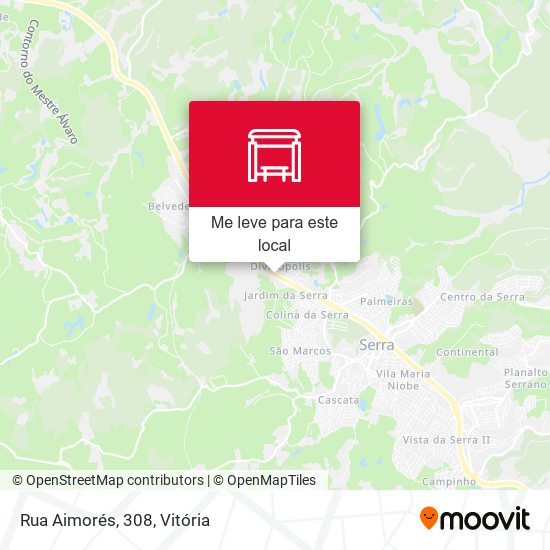 Rua Aimorés, 308 mapa