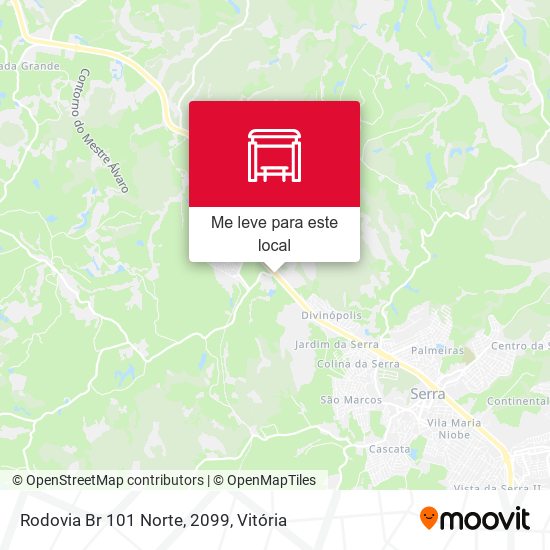 Rodovia Br 101 Norte, 2099 mapa