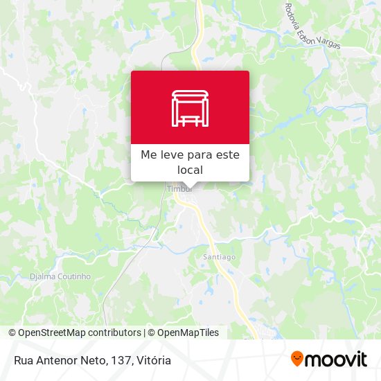 Rua Antenor Neto, 137 mapa