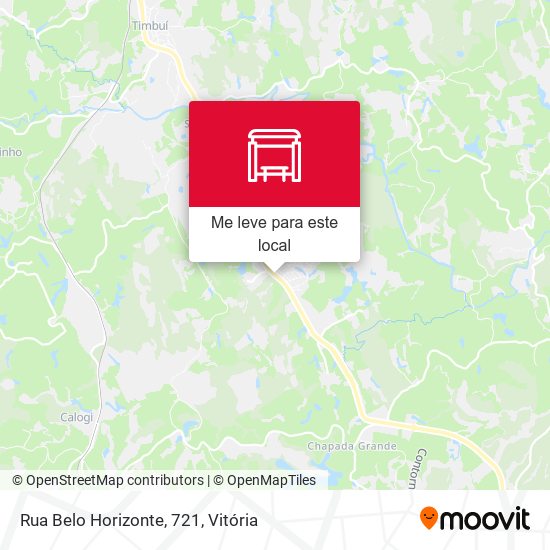 Rua Belo Horizonte, 721 mapa
