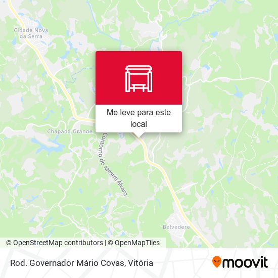 Rod. Governador Mário Covas mapa