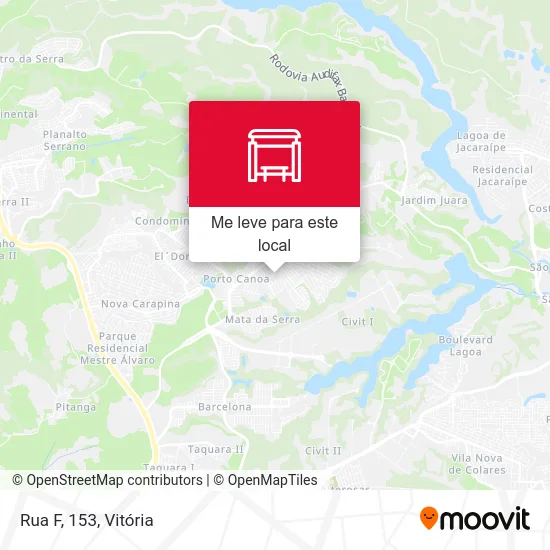 Rua F, 153 mapa