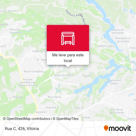 Rua C, 426 mapa