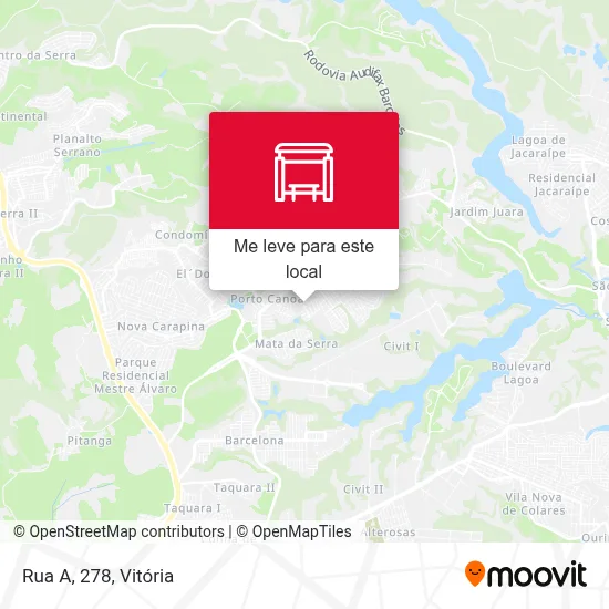 Rua A, 278 mapa