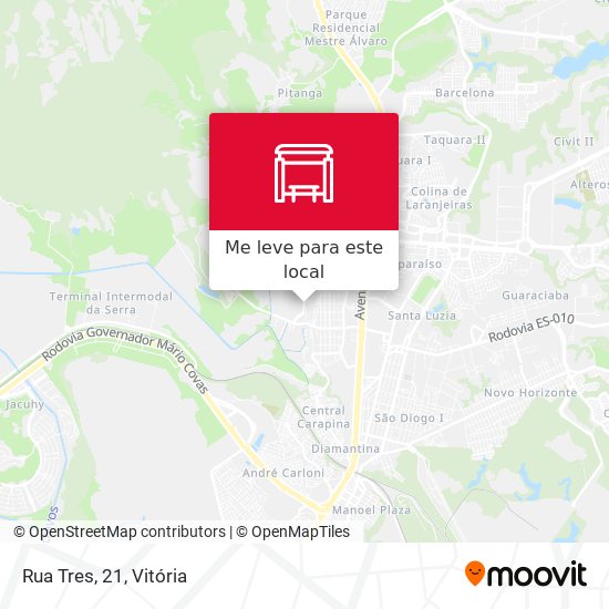 Rua Tres, 21 mapa