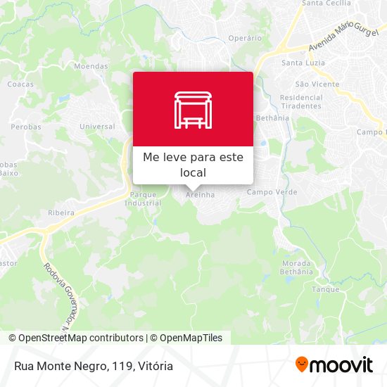 Rua Monte Negro, 119 mapa