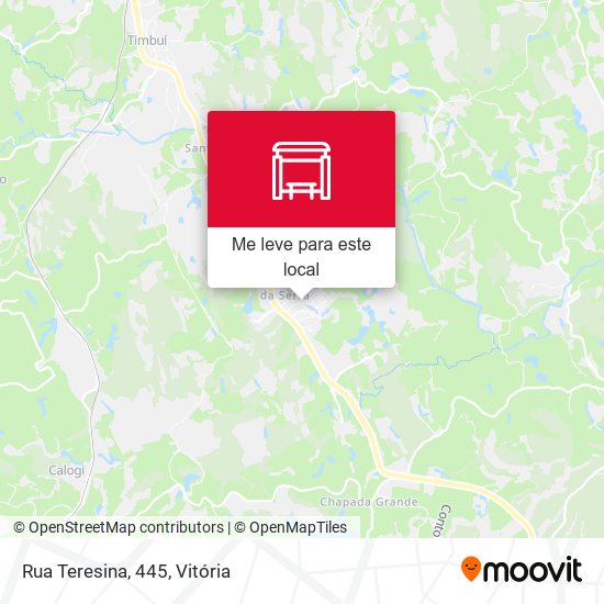 Rua Teresina, 445 mapa