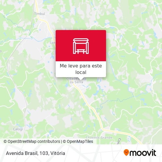 Avenida Brasil, 103 mapa