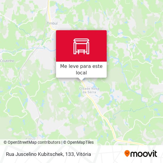 Rua Juscelino Kubitschek, 133 mapa