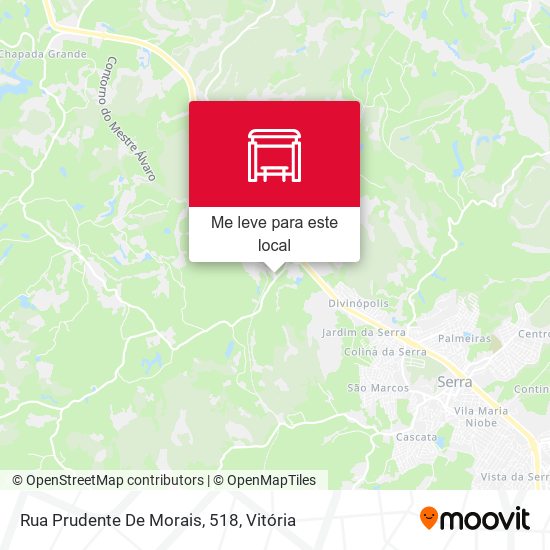 Rua Prudente De Morais, 518 mapa