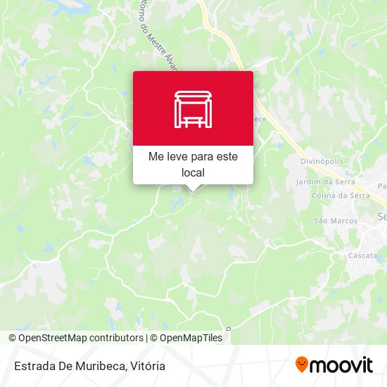 Estrada De Muribeca mapa