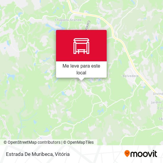 Estrada De Muribeca mapa