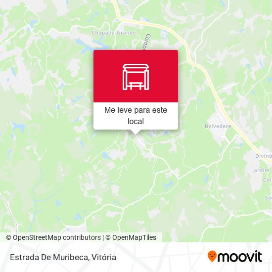 Estrada De Muribeca mapa