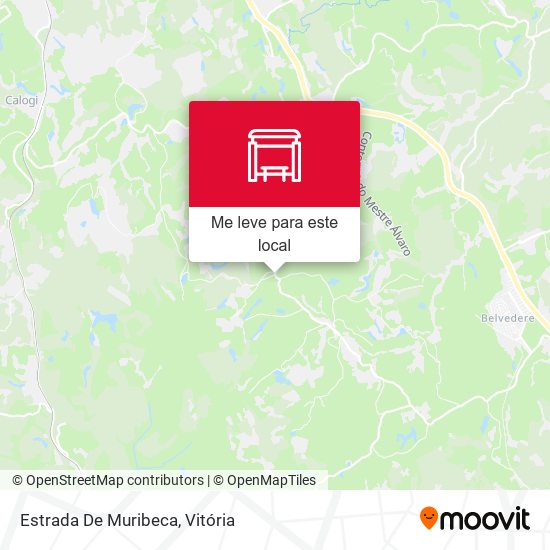 Estrada De Muribeca mapa