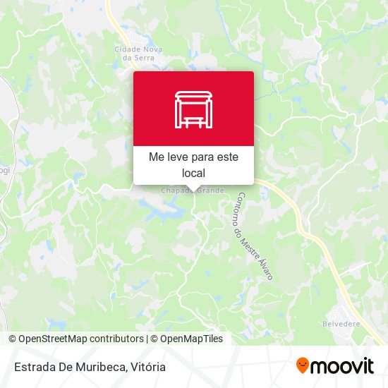 Estrada De Muribeca mapa