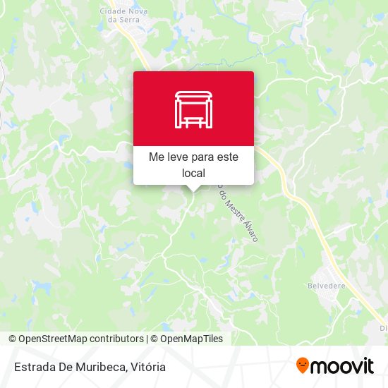 Estrada De Muribeca mapa