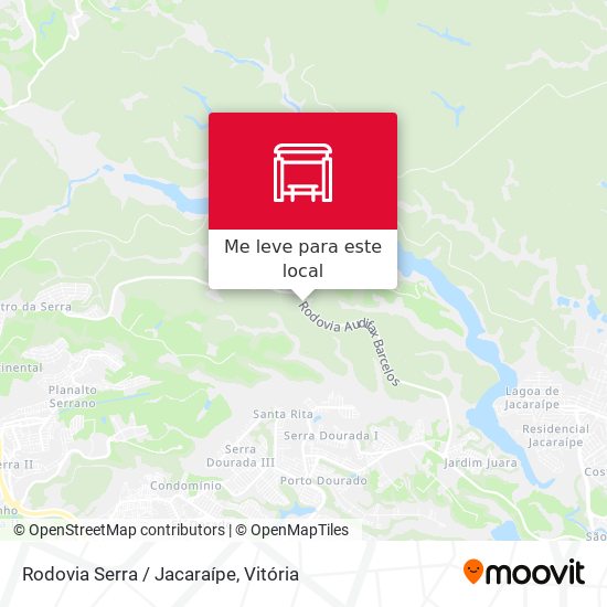 Rodovia Serra / Jacaraípe mapa