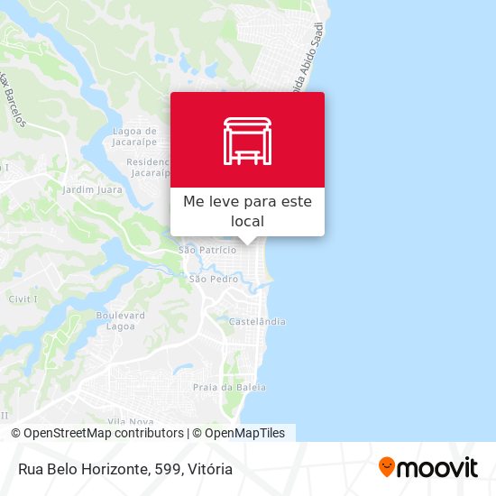 Rua Belo Horizonte, 599 mapa