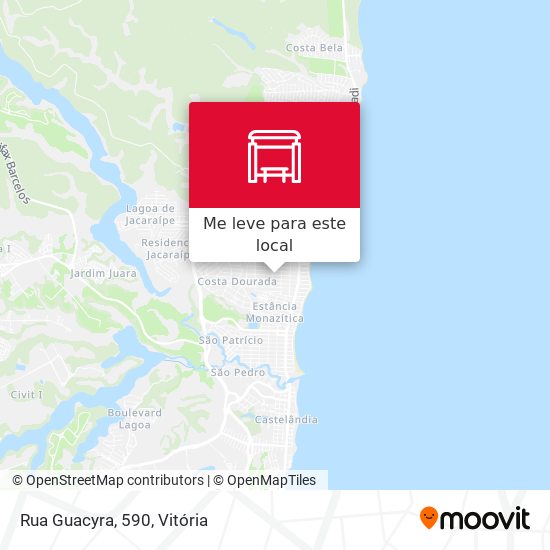 Rua Guacyra, 590 mapa