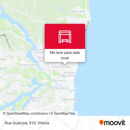 Rua Guacyra, 910 mapa
